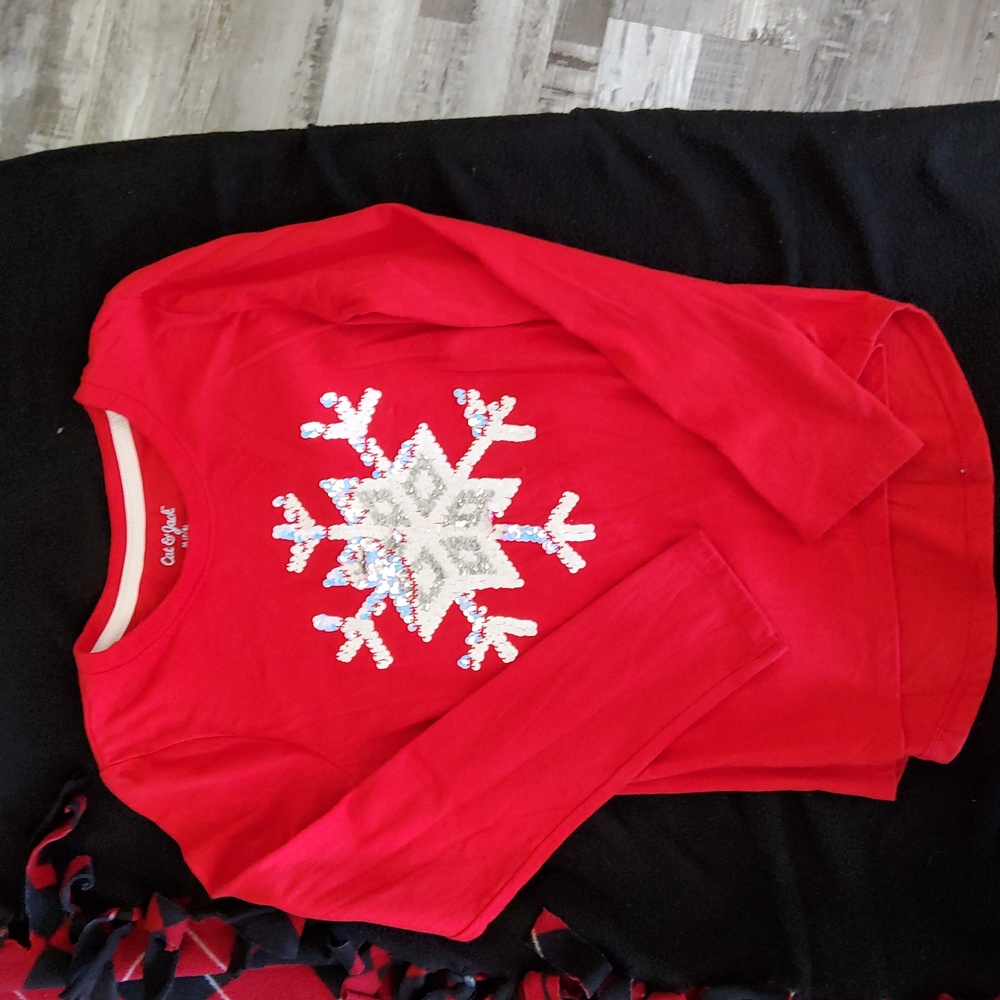 Snowflake long sleeve tshirt